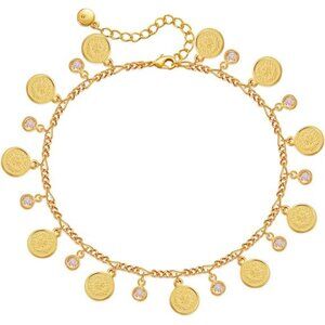 18k Gold Plated Anklet Ankle Bracelets for Women